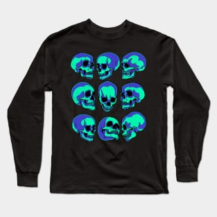 Neon faces of Death Long Sleeve T-Shirt